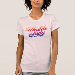 La Dame T-Shirt d'Ukulele