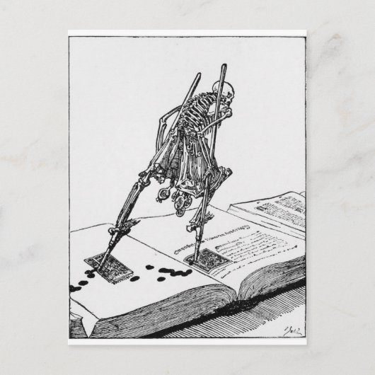 La Dance de la Mort briefkaart (Voorkant)