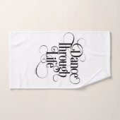 La danse à travers la vie (Serviette à main)