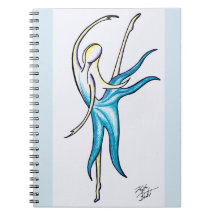 La danse comme le monde observe le carnet de notes