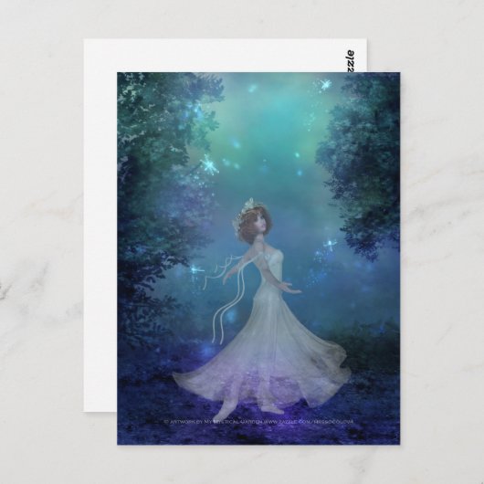 La danse dans les bois Carte postale 2 (Devant / Derrière)