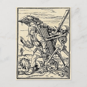 La Danse de la Mort, la carte postale du pédlar