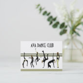 La danse déplace le Carte de visite (Debout devant)