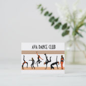 La danse déplace le Carte de visite (Debout devant)