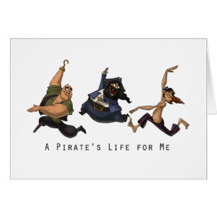 La danse pirate la carte (le blanc à l'intérieur