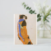 La danseuse Moa par Egon Schiele Carte Postale (Debout devant)