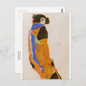 La danseuse Moa par Egon Schiele Carte Postale (Devant / Derrière)