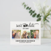 "LA" Date - Carte Enregistrer la Date (Debout devant)