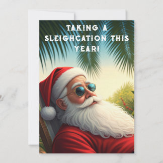 La décompression de Noël de Papa Noël – Carte de v