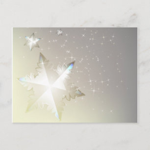 La décoration abstraite de carte postale hivernale