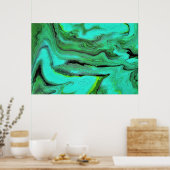 La Dee Dah 2 Impression d'art mural abstrait (Cuisine)
