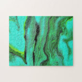 La Dee Dah 2 Puzzle Abstrait Vert (Horizontal)