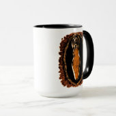 La déesse d'amour primitive Yoni Art Mug (Devant droit)