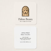 La déesse de beauté Le visage de la femme (Devant & derrière)