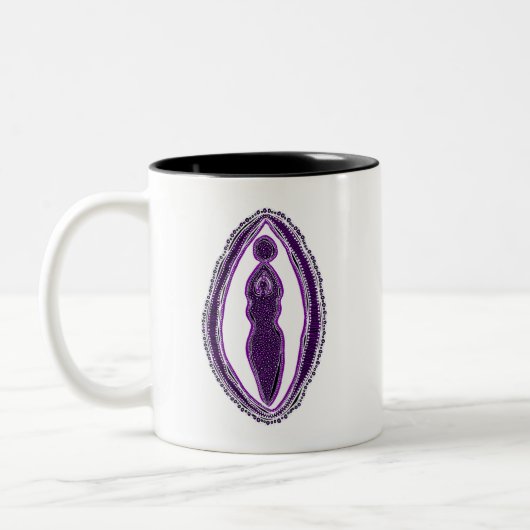 La déesse de Diana Yoni Art Mug (Gauche)