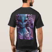 La déesse de l'Atlantique Rubrro T-Shirt (Dos)