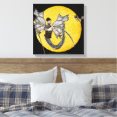 La Déesse Dragon Enveloppé Toile (Insitu(Chambre))