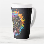 La déesse du Wiccan Latte Mug (Angle droit)