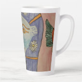 La déesse égyptienne ancienne Latte Mug (Droite)