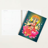 La déesse Gayatri Devi sur Lotus Hindu Deity (Devant avec enveloppe)