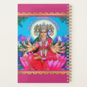 La déesse Gayatri Devi Veda Mata Deity (Dos)