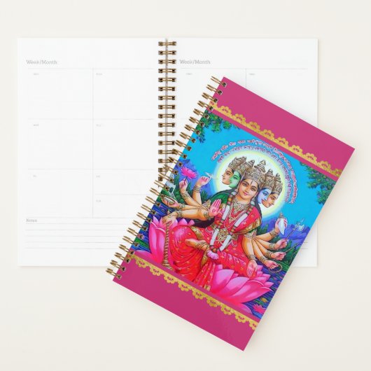 La déesse Gayatri Devi Veda Mata Deity (Devant avec enveloppe)