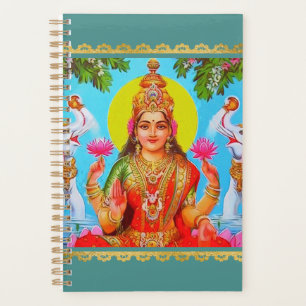 La déesse Lakshmi Eléphants blancs Diwali Peintu