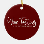 La dégustation de vin est mon ornement sportif pré (Devant)