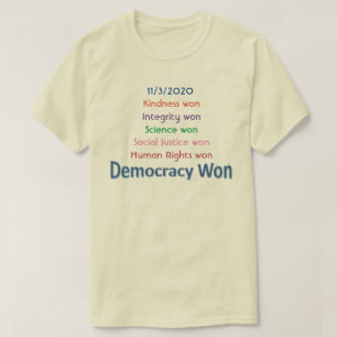 La démocratie va devenir T-shirt