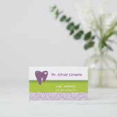 La dent mignonne de coeur de carte de visite (Debout devant)