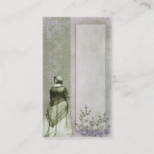 La dentelle d'Abigaïl des cartes de visite (Dos)