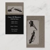 La dépanneuse entretient le carte de visite (Devant / Derrière)