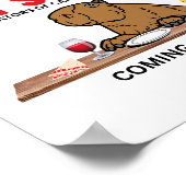 La Dernière Capy Supper Funny Capybara Poster (Coin)