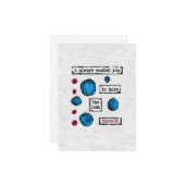 La Dernière carte de voeux Cupcake (Devant/Arrière en situation)