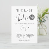 La dernière invitation de bachelorette de mariage  (Debout devant)