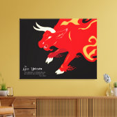 La Dernière licorne : la toile rouge (Insitu(Salon))