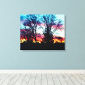 LA DERNIÈRE toile HIVER SKY (Insitu (Plancher de Bois))