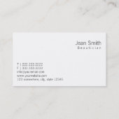 La diagonale moderne raye le carte de visite (Dos)