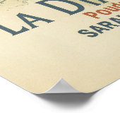 La Diaphane Poudre de Riz Sarah Bernhardt Poster (Hoek)