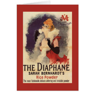 La Diaphane Woman Powdering Face Promo Poster