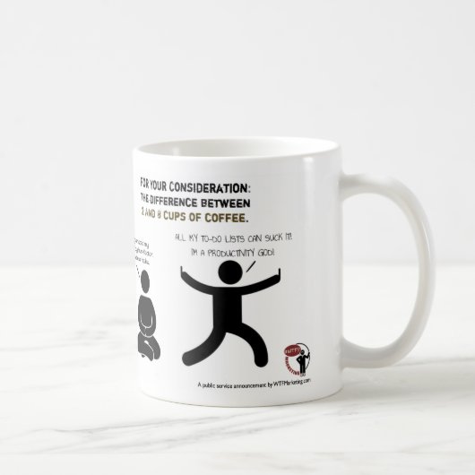 La différence entre 2 et 8 tasses de café (Droite)