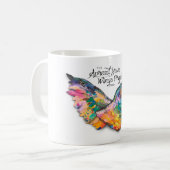 La diffusion votre projet d'ailes - tasse de café (Devant gauche)