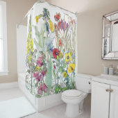 La digitale botanique de crocus fleurit le rideau (En situation)