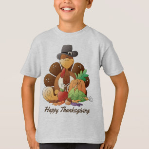 La dinde de Thanksgiving badine le T-shirt