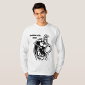 « La Discipline est Mon Armure – T-Shirt Épée de G (Devant entier)