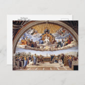 La Dispute de Raphaël Carte postale (Devant / Derrière)