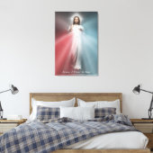 La Divine Mercy Image 24x36 Toile Enveloppée (Insitu(Chambre))