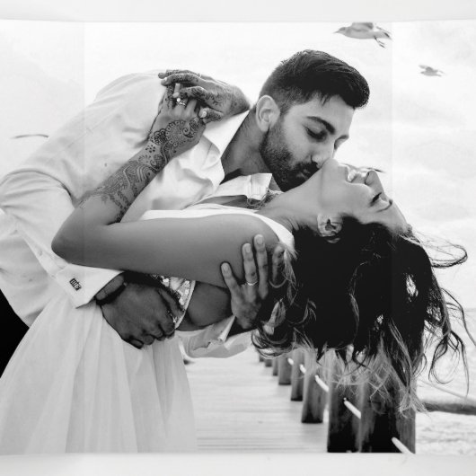 La Divya | Faire-part Mariage triple (Intérieur au milieu)