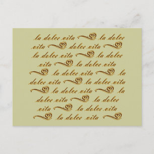 La Dolce Vita Briefkaart
