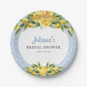 La Dolce Vita - Bruiloftsborrel Mediterrane Citroe Papieren Bordje